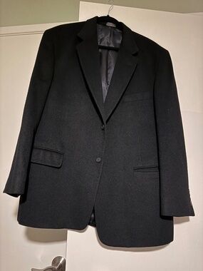 Black Camel Hair Sport Coat